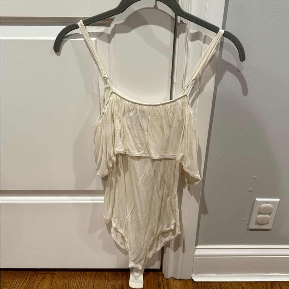American Rag Cream Women's Bodysuit